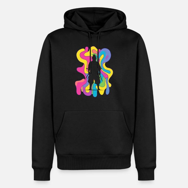 Samurai Karate Judo - Männer Premium Bio Hoodie - Schwarz