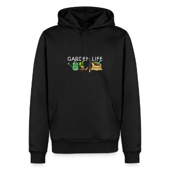 Garden Life Gardener Horticulturist Gardening Land - Männer Premium Bio Hoodie - Schwarz - Vorne - Nico (187cm)