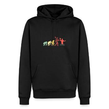 Evolution Water Polo Player Aquatic Polo - Men’s Premium Organic Hoodie - black - Front - Nico (187cm)