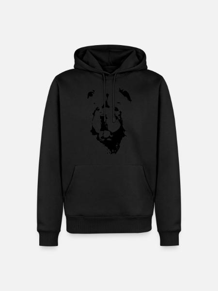 chow chow - Sweat à capuche Premium bio Homme - noir
