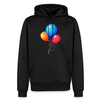 Alles Gute zum Geburtstag - Männer Premium Bio Hoodie - Schwarz - Vorne - Nico (187cm)
