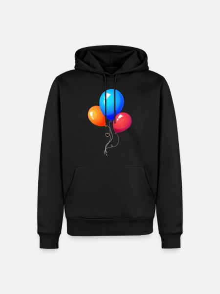 Happy Birthday - Men’s Premium Organic Hoodie - black