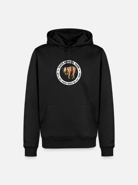 Running - Sloth Running Team - Men’s Premium Organic Hoodie - black