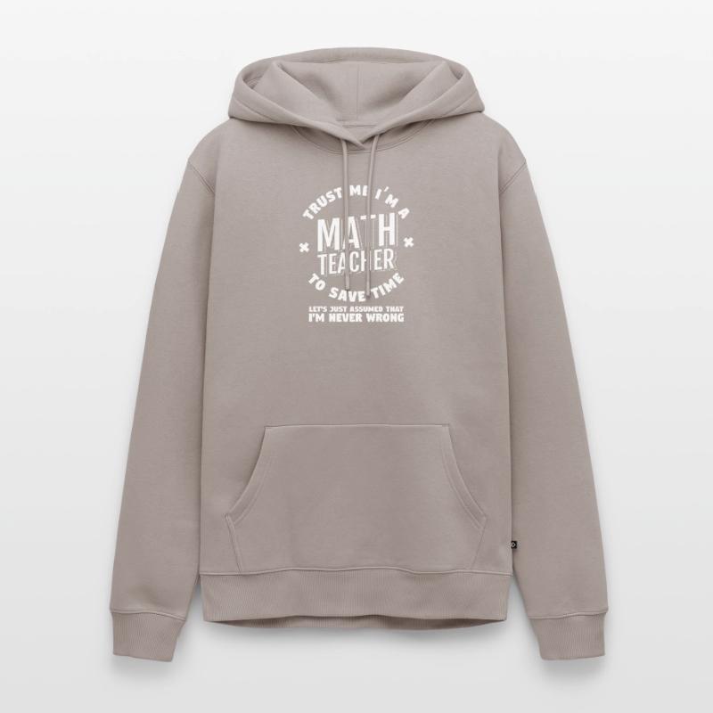 Math school study gift math study Men’s Premium Organic Hoodie