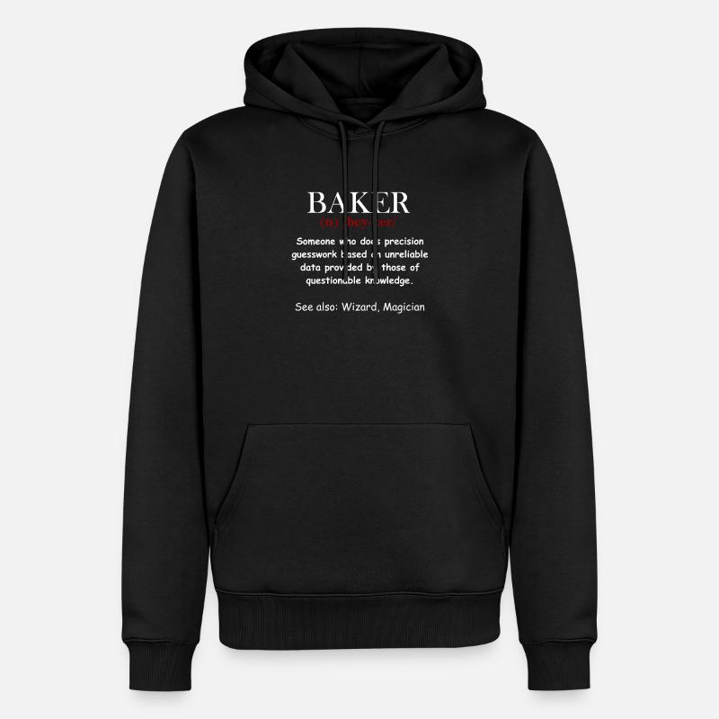 faire cuire au four - Sweat à capuche Premium bio Homme - noir