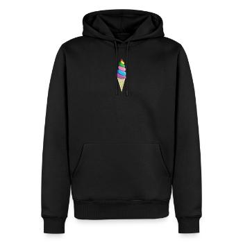 LGBT Pride Schwul Lesben Gegen Homophobie Sexismus - Männer Premium Bio Hoodie - Schwarz - Vorne - Nico (187cm)