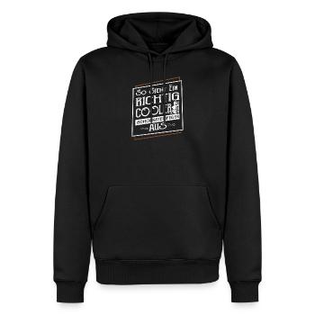 Schornsteinfeger - Männer Premium Bio Hoodie - Schwarz - Vorne - Nico (187cm)