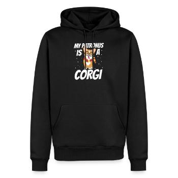 Rassen von Corgis - Hund Welsh Corgi Lustig Welpe - Männer Premium Bio Hoodie - Schwarz - Vorne - Nico (187cm)