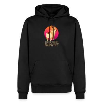 Rassen von Corgis - Hund Welsh Corgi Lustig Welpe - Männer Premium Bio Hoodie - Schwarz - Vorne - Nico (187cm)