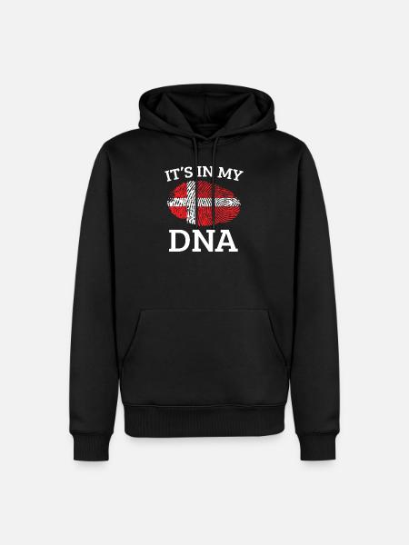 Denmark - Men’s Premium Organic Hoodie - black