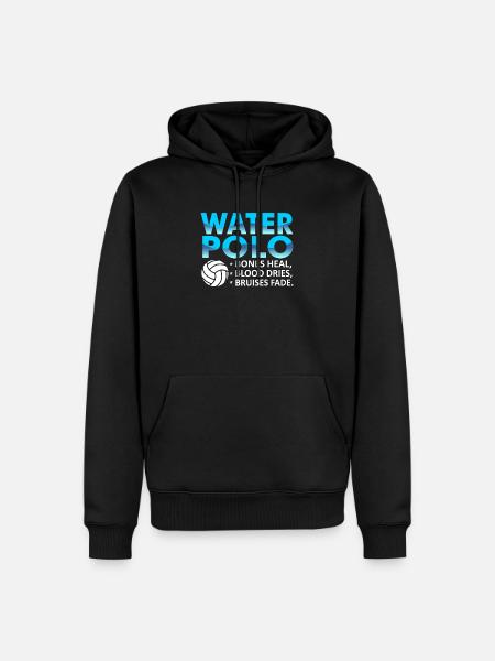 Wasserball - Männer Premium Bio Hoodie - Schwarz
