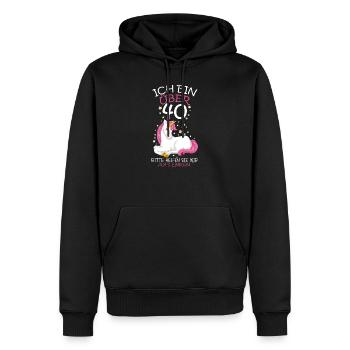 40. Geburtstag - Sweat à capuche Premium bio Homme - noir - Devant - Nico (187cm)