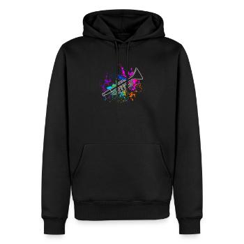 Trumpet playing trumpet band gift - Men’s Premium Organic Hoodie - black - Front - Nico (187cm)