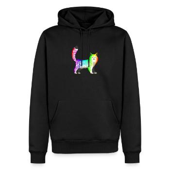 LGBT - Männer Premium Bio Hoodie - Schwarz - Vorne - Nico (187cm)
