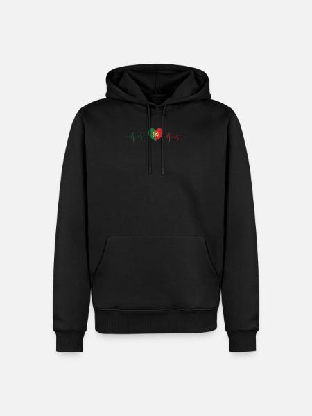 Portugal - Men’s Premium Organic Hoodie - black