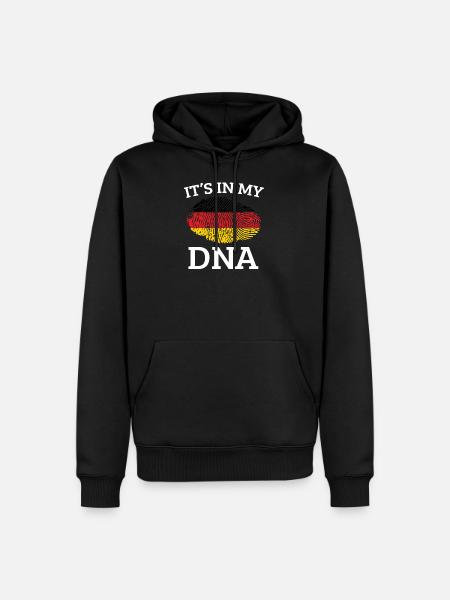 Deutschland - Männer Premium Bio Hoodie - Schwarz