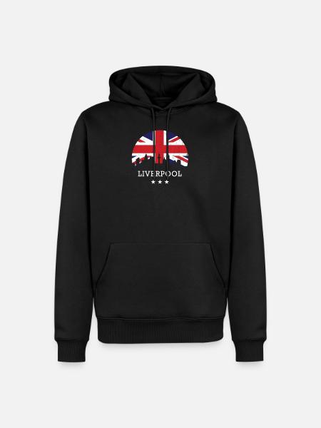 Liverpool - Men’s Premium Organic Hoodie - black