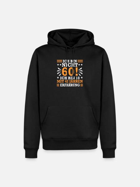60th birthday - Men’s Premium Organic Hoodie - black