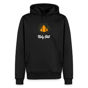 Scheiße Doof Dumm Dumme Welt Lustiger Spruch Dumme - Männer Premium Bio Hoodie - Schwarz - Vorne - Nico (187cm)