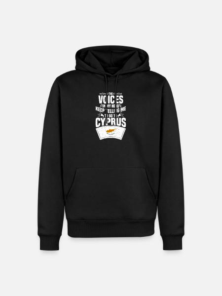 Zypern - Männer Premium Bio Hoodie - Schwarz