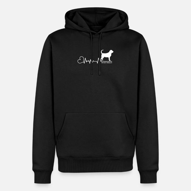 Rottweiler - Männer Premium Bio Hoodie - Schwarz