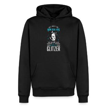 Husky - Sweat à capuche Premium bio Homme - noir - Devant - Nico (187cm)