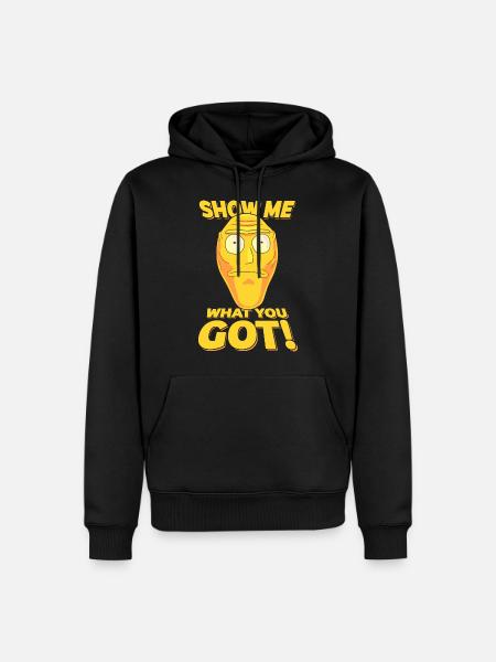 Rick Et Morty Cromulon Show Me What You Got - Sweat à capuche Premium bio Homme - noir