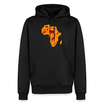 African Safari Afrika Serengeti Kontinent Wildnis - Männer Premium Bio Hoodie - Schwarz - Vorne - Nico (187cm)
