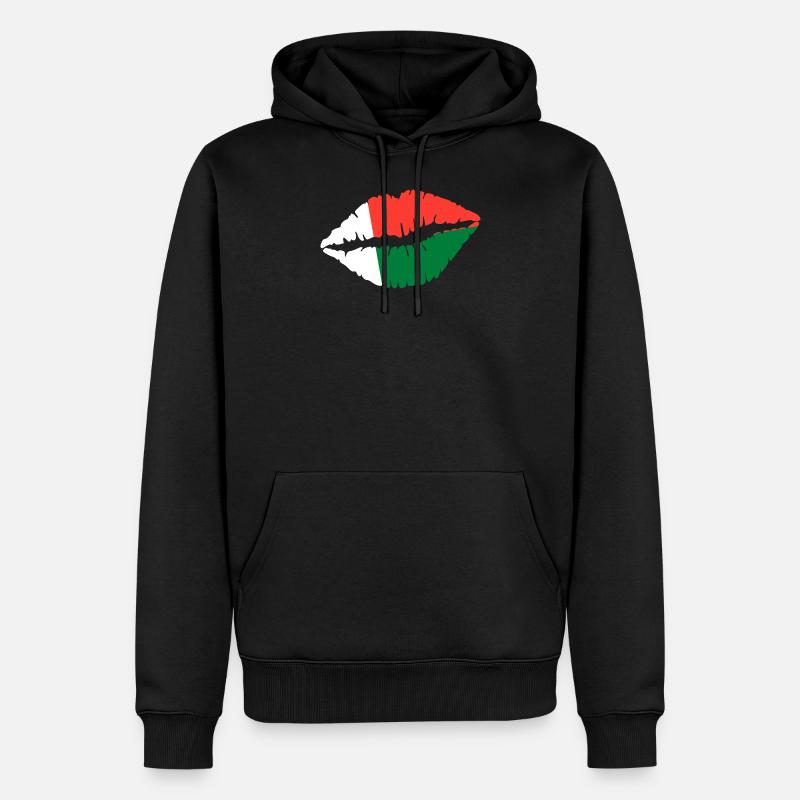Drapeau de Madagascar, cadeau - Sweat à capuche Premium bio Homme - noir