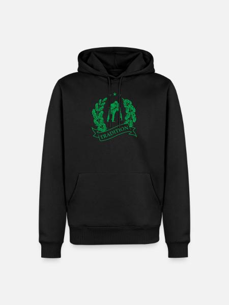 Swinging wrestlers - Men’s Premium Organic Hoodie - black