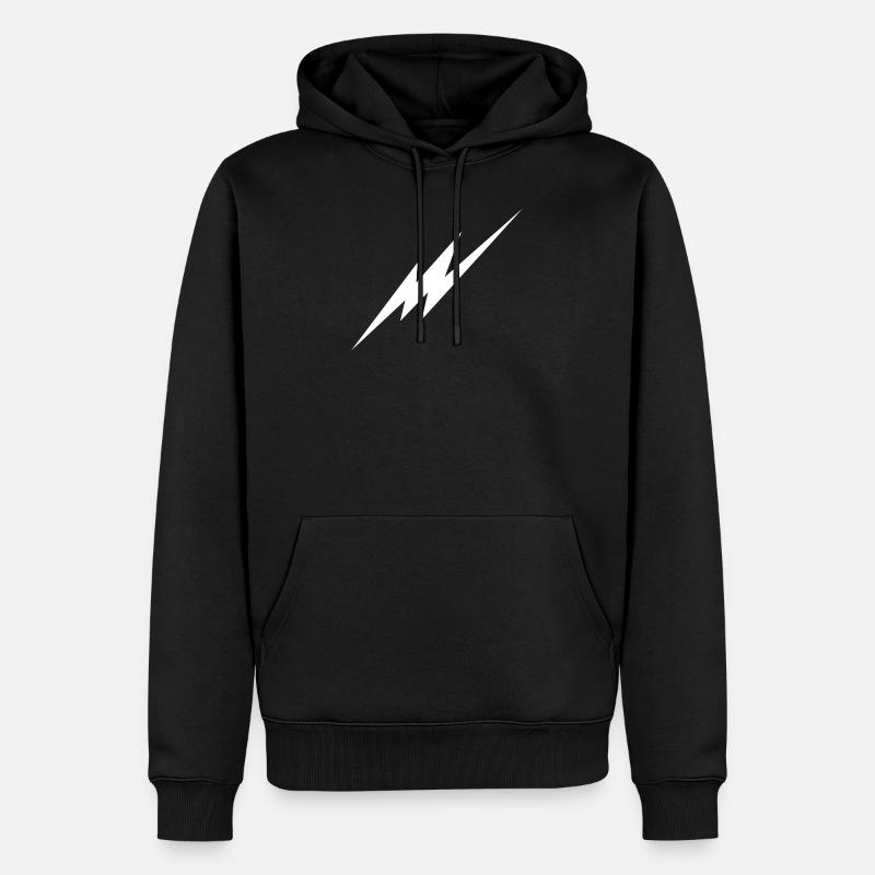 Blitz - Männer Premium Bio Hoodie - Schwarz