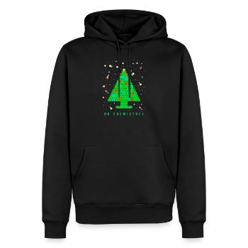 chemistry - Men’s Premium Organic Hoodie - black - Front - Nico (187cm)
