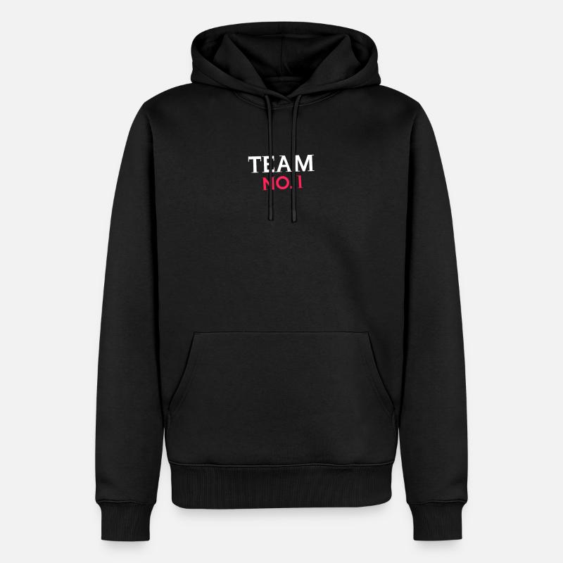 Équipe n ° 1 - Sweat à capuche Premium bio Homme - noir