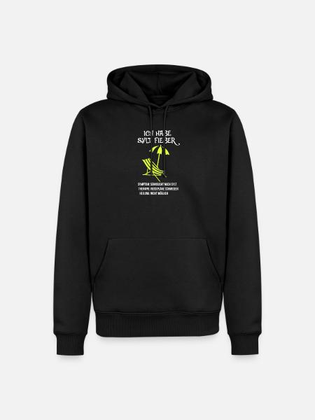 Sylt - Männer Premium Bio Hoodie - Schwarz