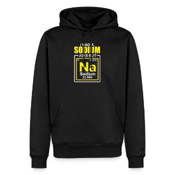 I Had A Sodium Joke But Na Chemiker - Männer Premium Bio Hoodie - Schwarz - Vorne - Nico (187cm)