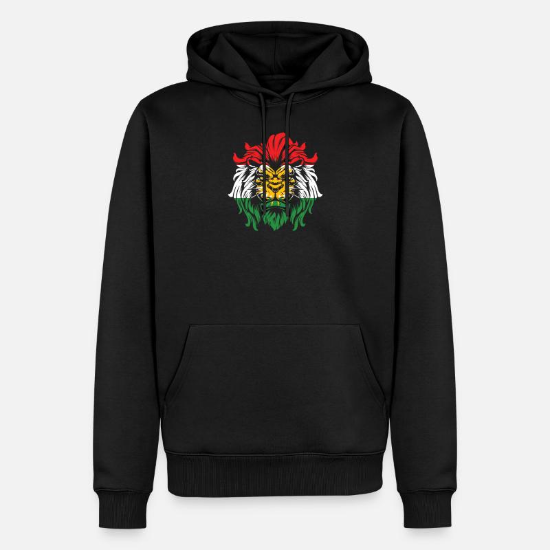 Kurdistan - Sweat à capuche Premium bio Homme - noir