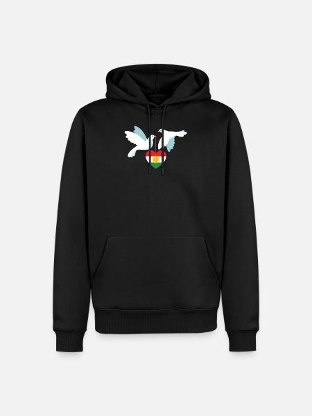 Kurdistan Kurdisch Kurdistan Shirt Lustig Kurdista - Herre Premium økologisk hoodie - sort