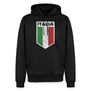 Italia Italia Jersey - Men’s Premium Organic Hoodie - black - Front - Nico (187cm)