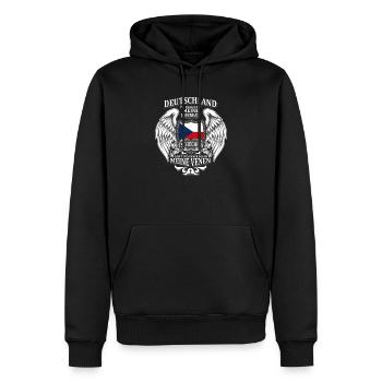 Tschechien - Männer Premium Bio Hoodie - Schwarz - Vorne - Nico (187cm)