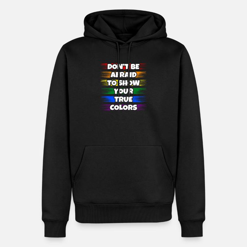 Lgbt - Männer Premium Bio Hoodie - Schwarz