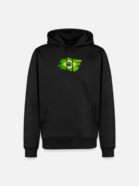 Brazil - Men’s Premium Organic Hoodie - black