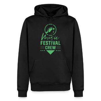 Musik Festival Musikfest Festivals Festivalgänger - Männer Premium Bio Hoodie - Schwarz - Vorne - Nico (187cm)