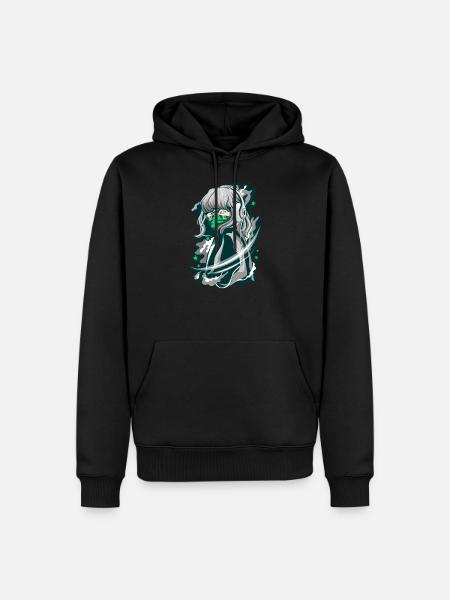 Anime - Men’s Premium Organic Hoodie - black