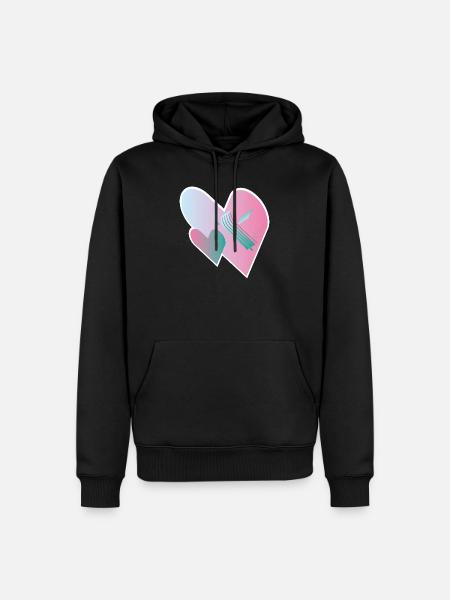 Love Assemble 00 - Men’s Premium Organic Hoodie - black