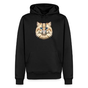Persian Cat Persian Cat Persian Cat Cute Cats - Men’s Premium Organic Hoodie - black - Front - Nico (187cm)
