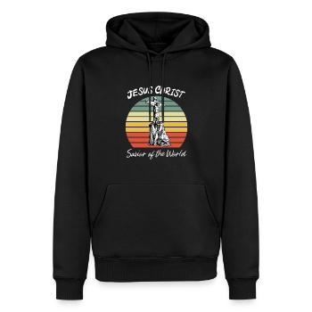 Maria Mutter Jesu, Jungfrau Maria, orthodox - Männer Premium Bio Hoodie - Schwarz - Vorne - Nico (187cm)