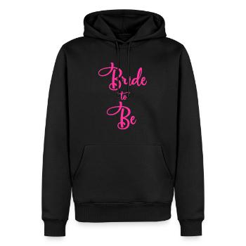 MARIÉE À ÊTRE - Sweat à capuche Premium bio Homme - noir - Devant - Nico (187cm)