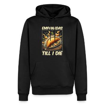 Empanadas - Perfect gift for foodies - Men’s Premium Organic Hoodie - black - Front - Nico (187cm)