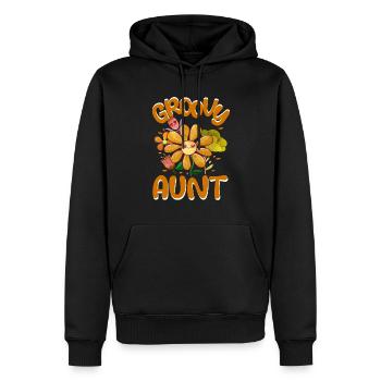 Groovy Aunt Family Matching Vintage Family Outfit - Männer Premium Bio Hoodie - Schwarz - Vorne - Nico (187cm)