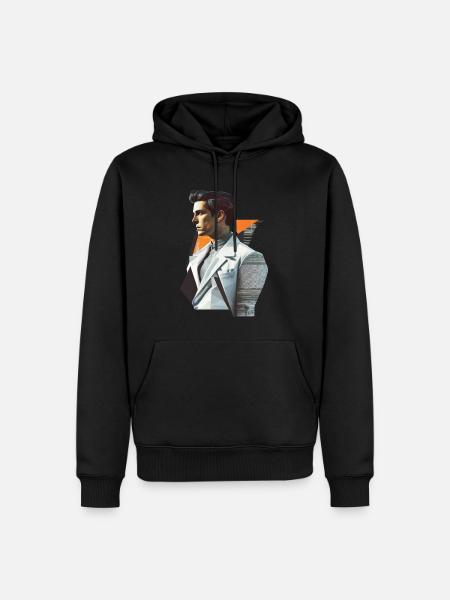 redbubble Retro Flash No19 - Männer Premium Bio Hoodie - Schwarz